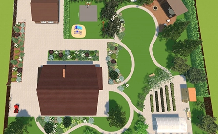 Gemüsegartenplan