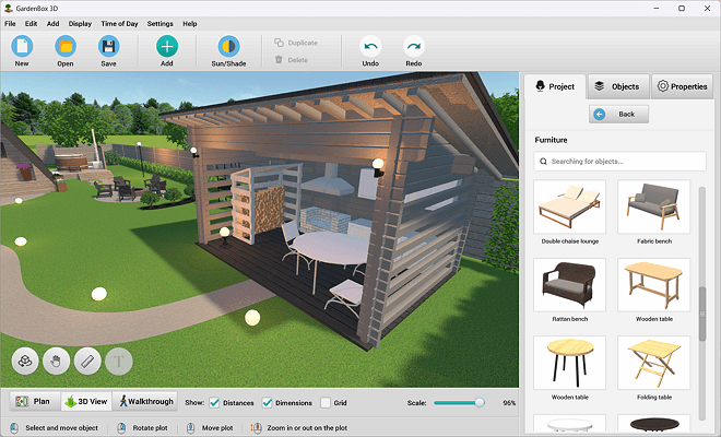 Browse the libraries ands select interactive objects for your project