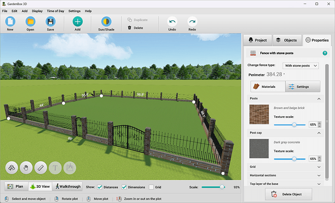 Preview your fence