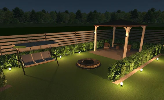Patio xone lighting