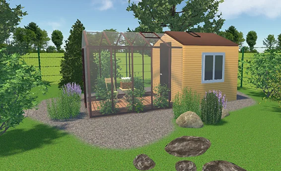 Perfect shed for gardeners