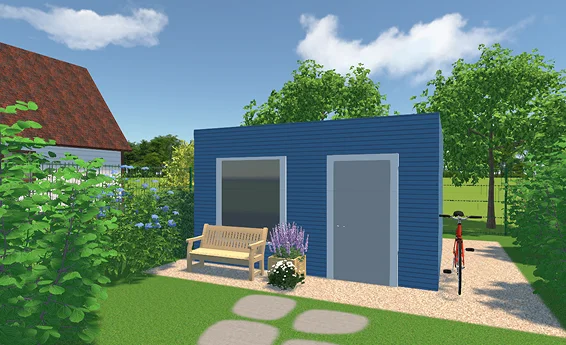 Simple storage shed