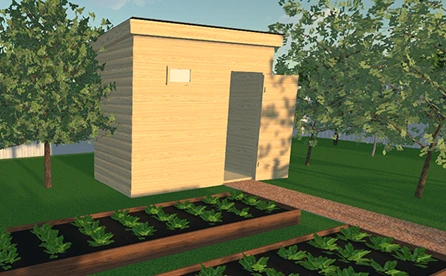 Gartenhausmodell