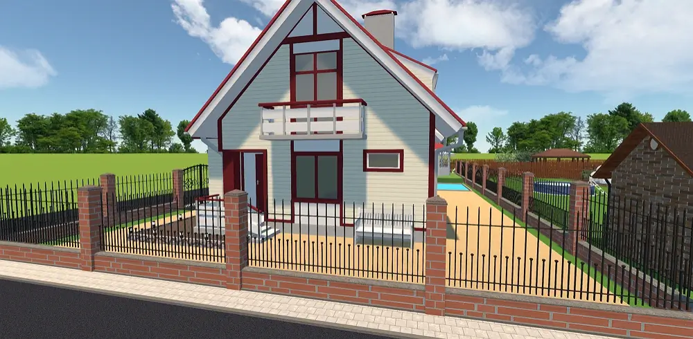 Red Brick Fence