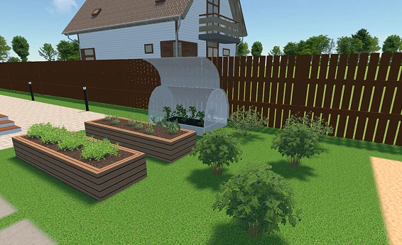 Consider planting options and decide how to transplant things in advance
