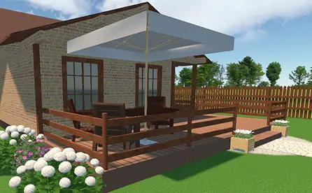 Dessin de terrasse