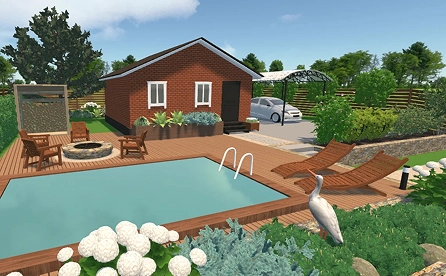 3D landscape design