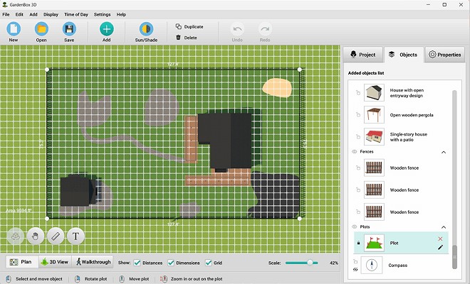 Create more than a regular planting chart – make a plan with different zones